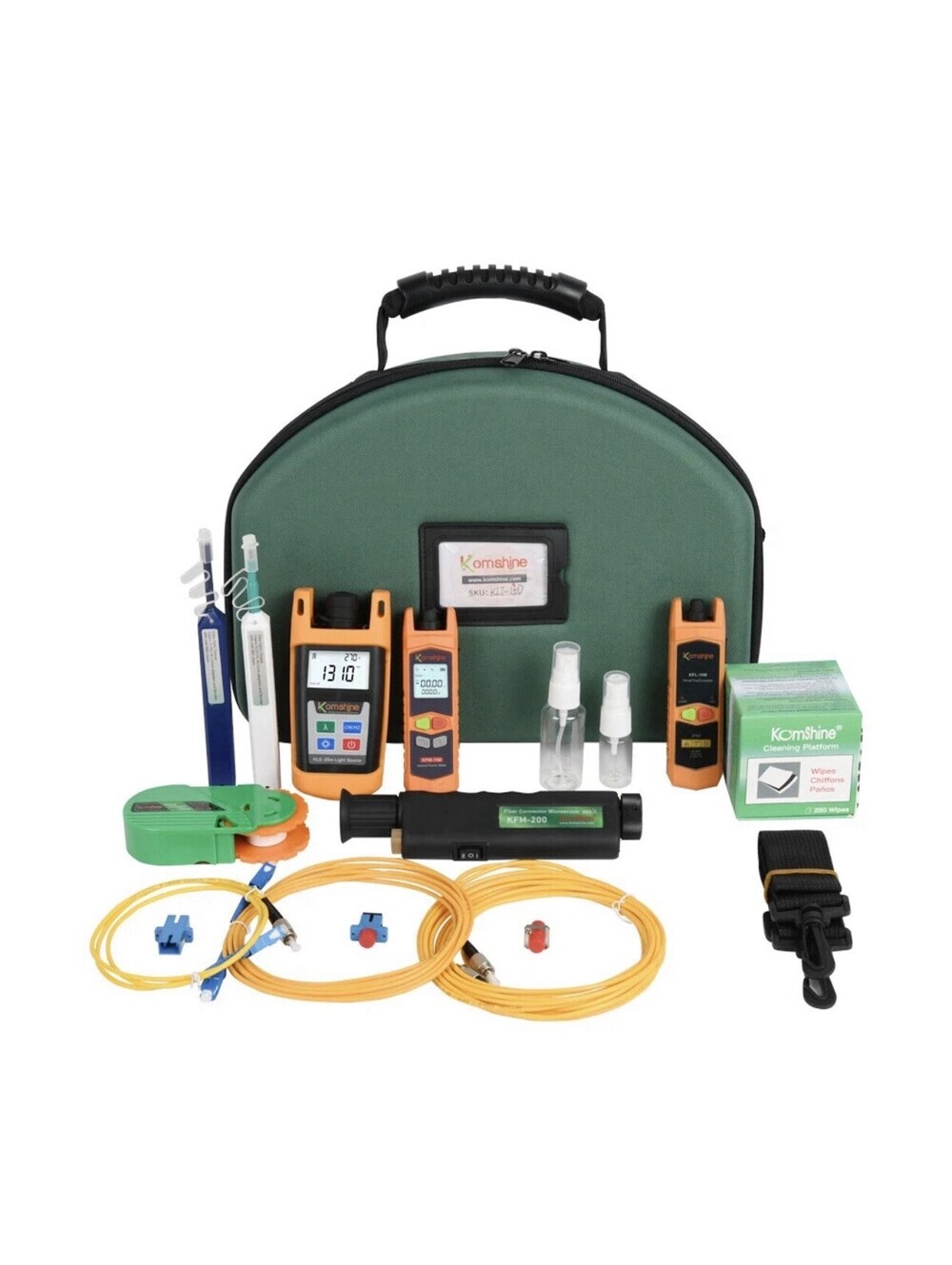 Komshine KLT-15D Fiber Optical Tool Kit Fiber Loss Test Tool